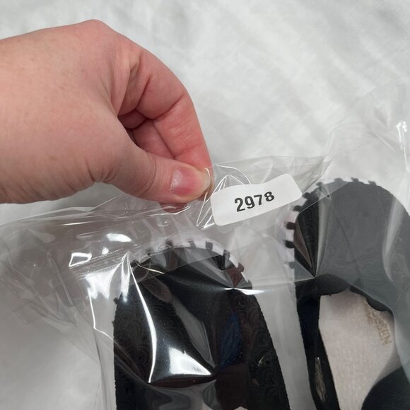 Ilse Jacobsen Tulip Black Fabric Perforated Slip-On Shoes Size 40 - Picture 13 of 13